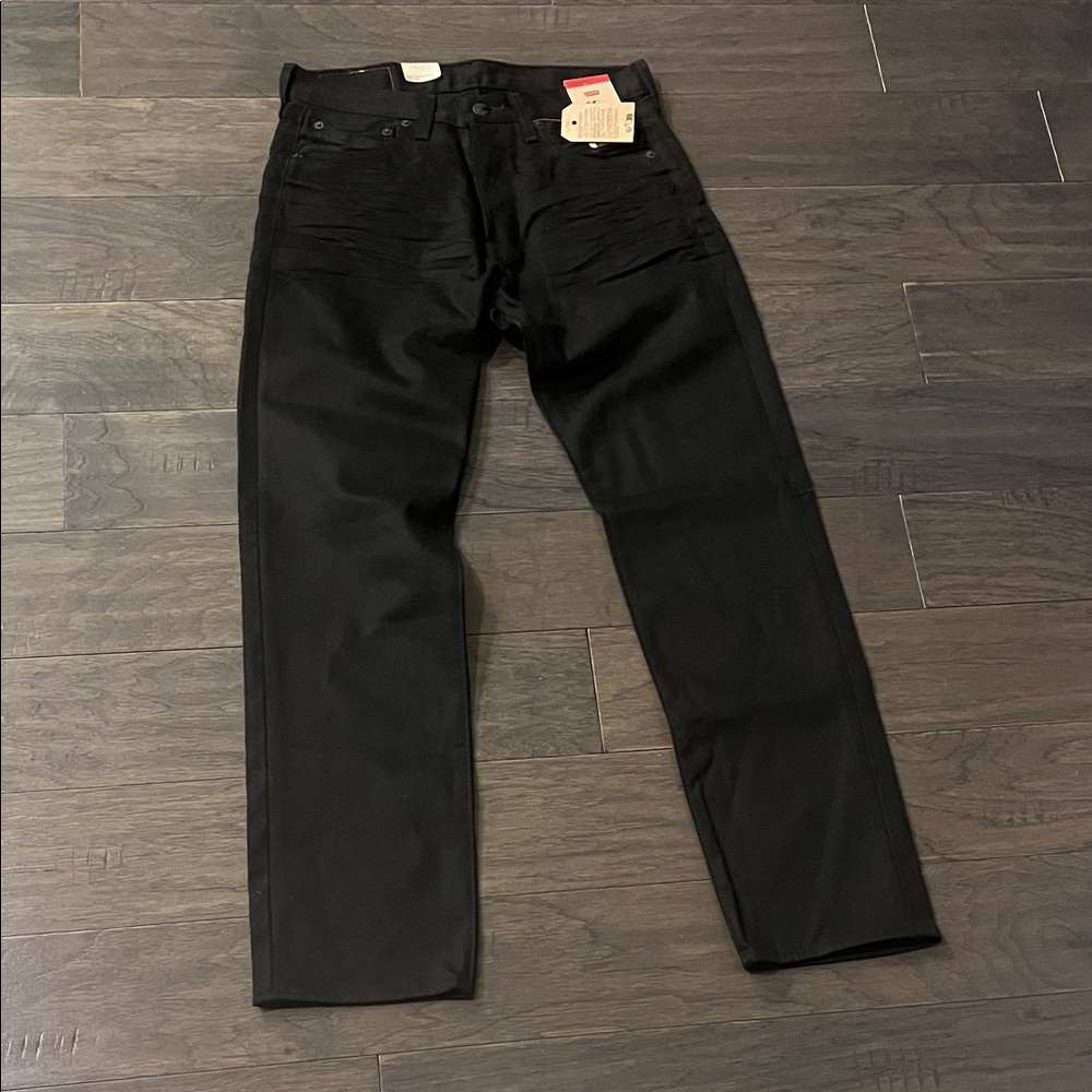 Levi’s 501 Original Black Denim Jeans new Straight Leg Mens Size 30x30